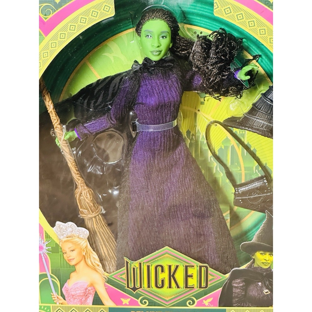 Mattel Wicked Movie Deluxe Elphaba Doll New in Box Collector Edition Toy‎